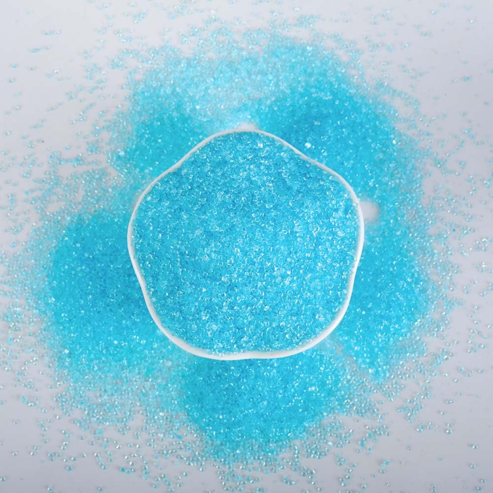 Kasvan Blue Sanding Sugar Sprinkles - Edible Sugar Crystals, Baking Cake Decorations, Ice Cream Toppings cupcake Decorating, Wedding Party Chirstmas Supplies, 85g/3.2oz