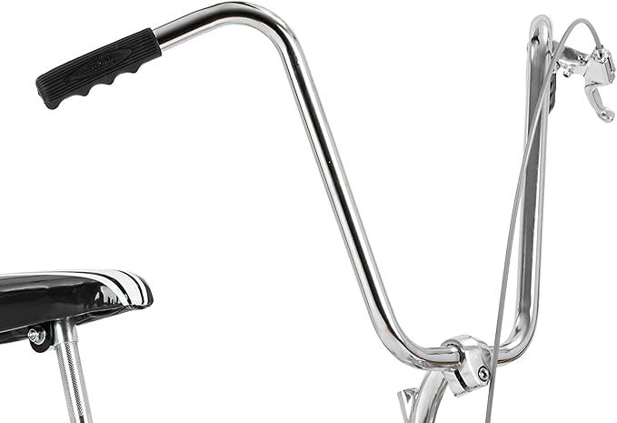 Schwinn Krate Classic Sting-Ray Bike, 20 Inch Bike for Kids or Adults, Steel Frame & Springer Fork, Fenders, Single Speed, Coaster Brake, Grey Ghost, Lemon Peeler, Coal, Grape, Orange or Apple