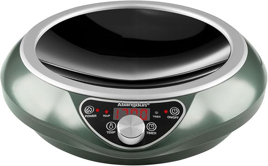Induction Wok Cooktop，1700W Electric Wok Portable Induction Single Burner Used For Home And Commercial