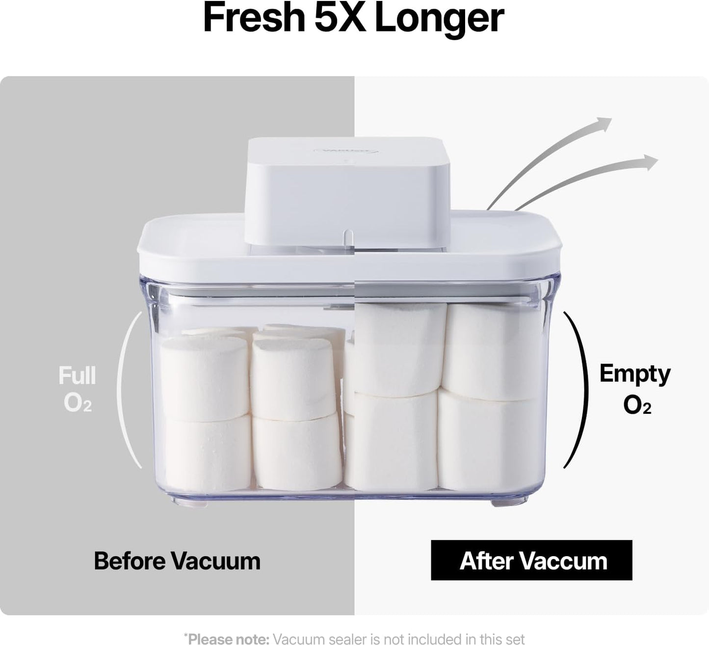 Premium Airtight Food Storage Containers, 3.28qt 1 Piece, Smart One-Click Seal Lid, No Hinges, Patented Double Silicone Lining, 100% Leak Proof, BPA-FREE, Dishwasher, Microwave Safe