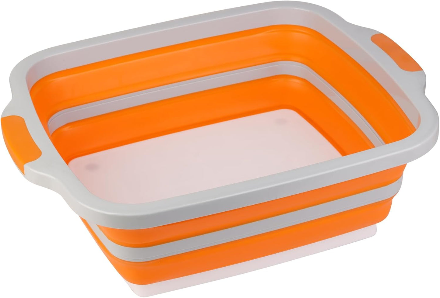 Large 4.22 Gal / 16L Collapsible Cutting Board with Container, Foldable BBQ Prep Tub, Sapce Saving Dish Basin for Kitchen, Camping, Picnic, Vegetable and Fruit