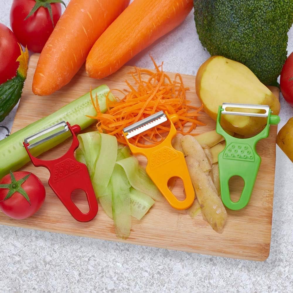 LHS Vegetable Chopper, Pro Onion Chopper Slicer Dicer Cutter Shredded- Cheese & Veggie Plus Peeler and Julienne - Food Dicer with 8 Blades (Grey)