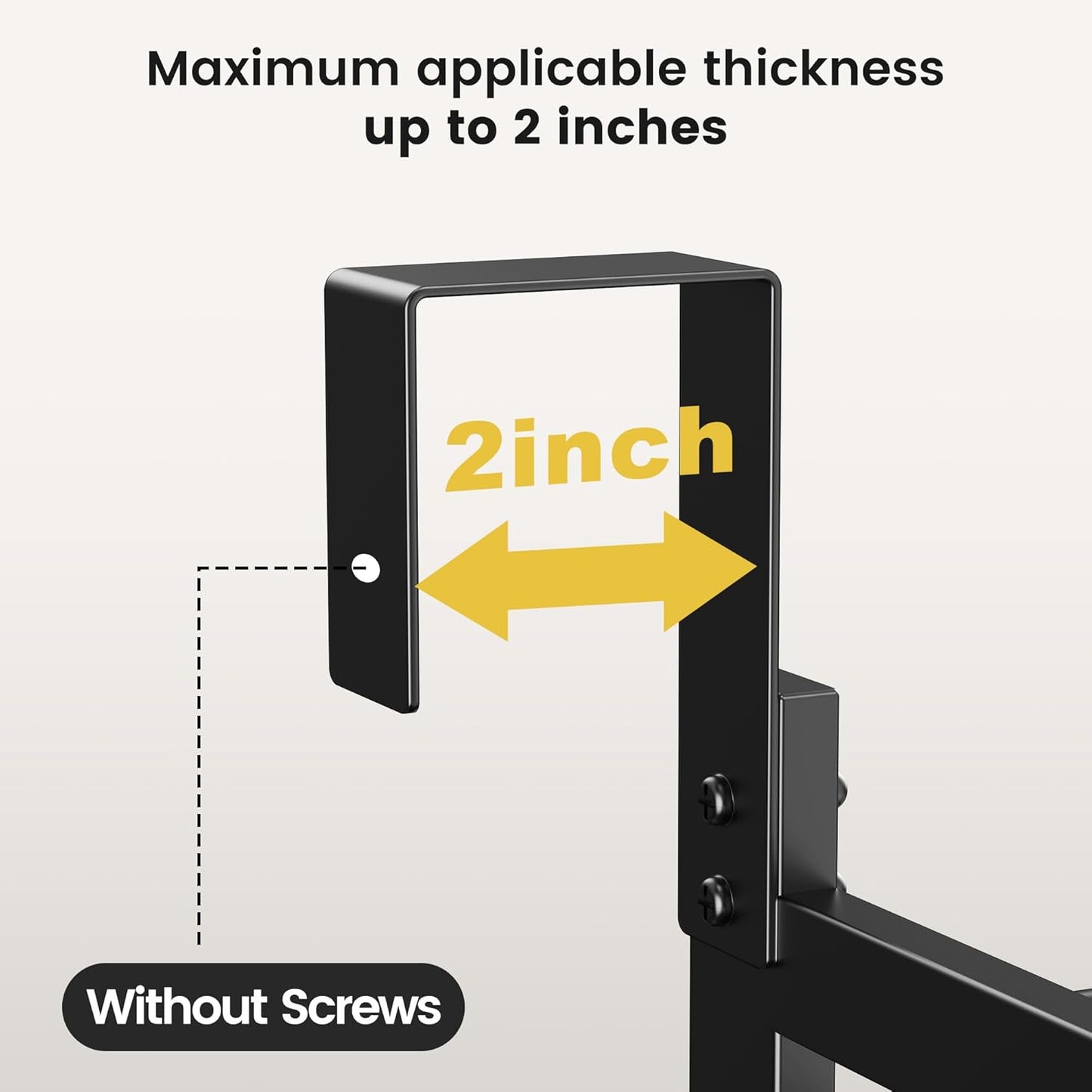 Pantry Door Organizer 12 Inch Wide, 9 Tier Hanging Adjustable Over the Door Spice Rack For Narrow Space,Matt Black