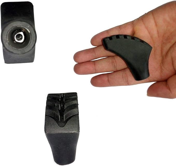 Replacement Rubber Tips Set for Trekking Pole Walking Hiking Sticks Tips Protectors