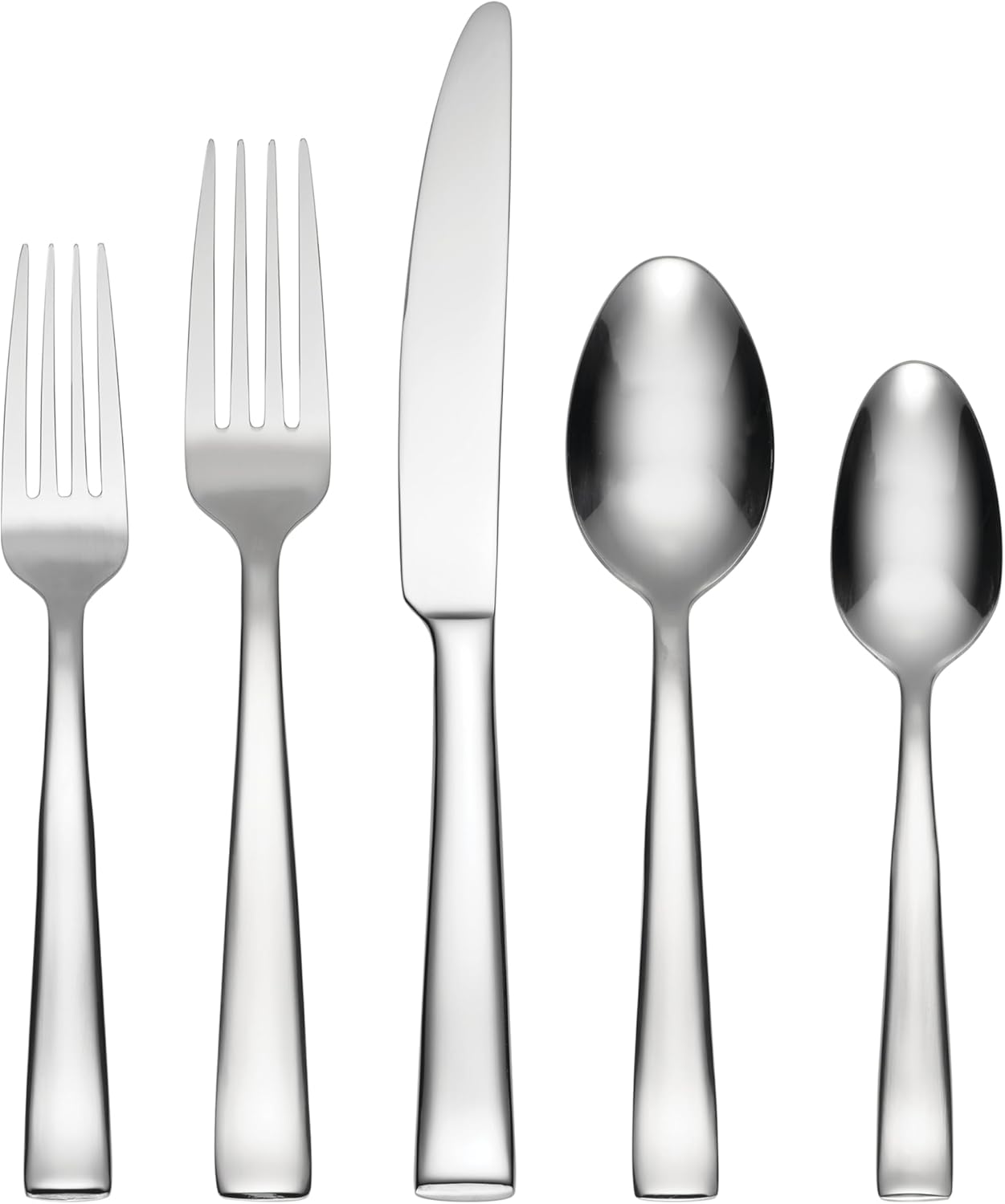 Oneida H147020A Monolith 20 Piece Everyday Flatware, 18/0 Stainless Steel, Silverware Set (Service for 4)