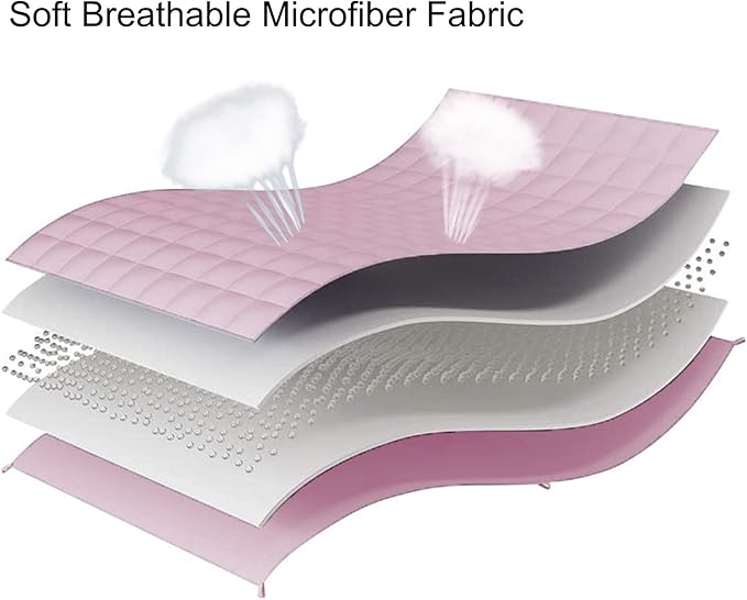 L'AGRATY Weighted Blanket - 88"x104" 25lbs Cooling Breathable Heavy Blanket Microfiber Material with Glass Beads for Adult All-Season Summer Fall Winter Soft Thick Comfort