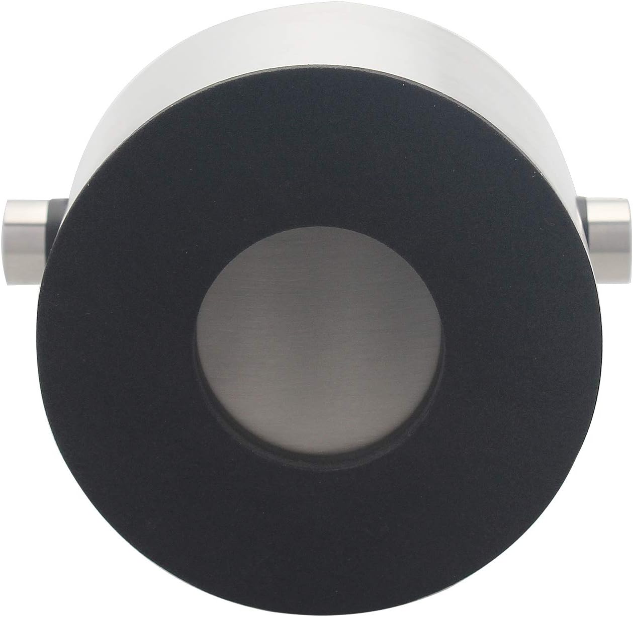 DIBTSA Espresso Knock Box, Stainless Steel Coffee Grounds Knock Box, With Removable Knock Bar and Non-Slip Rubber Base (Silver)