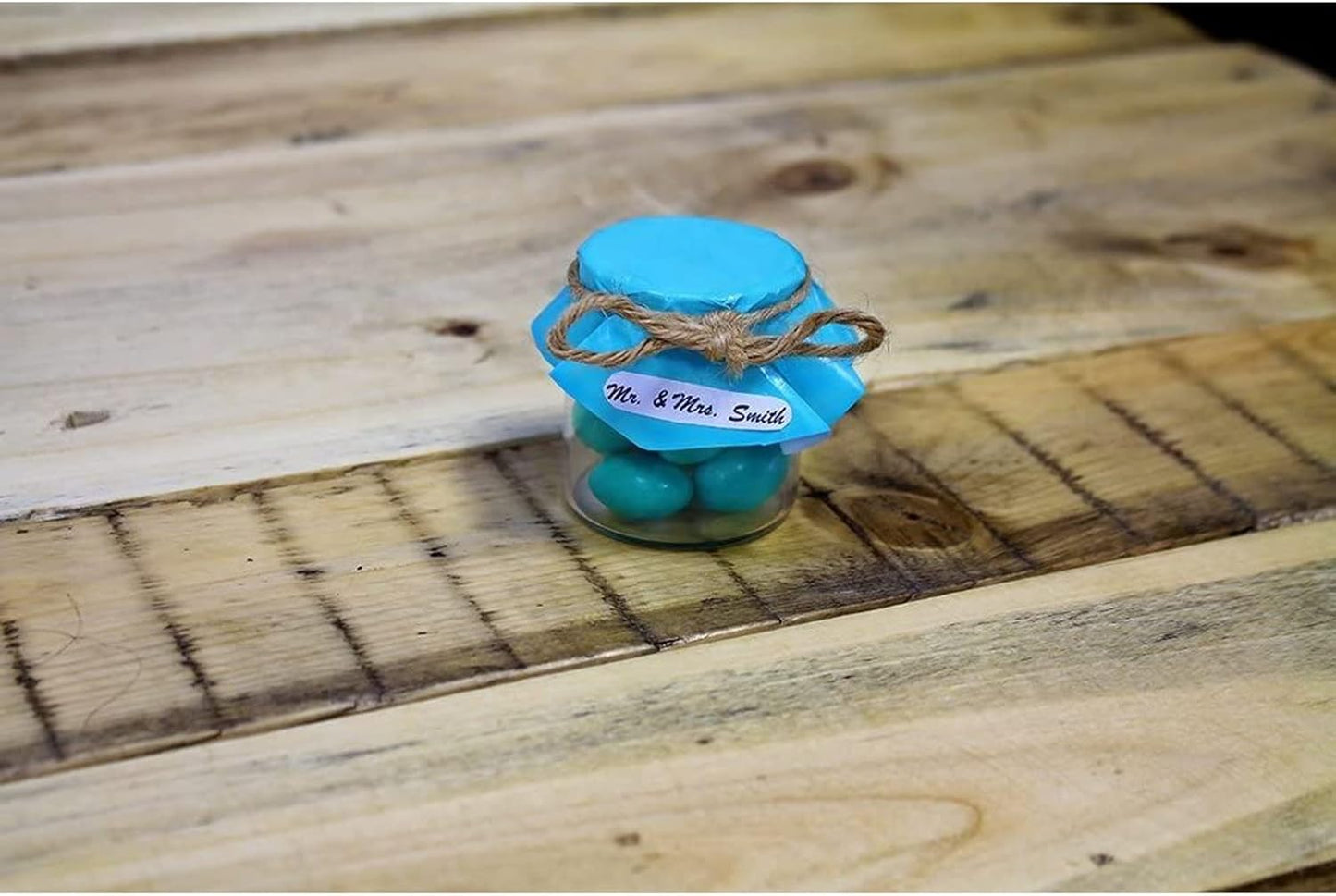 Juvale Mini Glass Spice Jars with Lids - 1.7 oz, Clear Art Deco, 5-Pack - Glass Craft Jars with Lids for Spices, Jams & Crafts