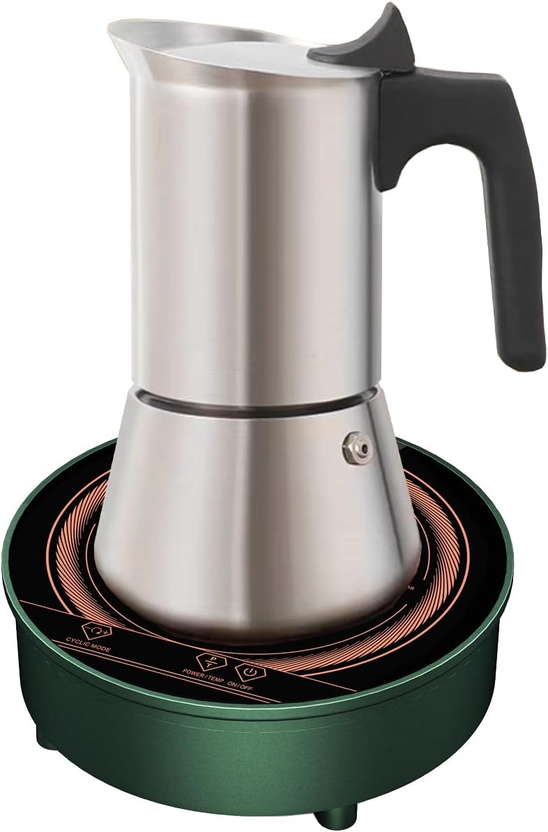 Mini Induction Cooktop, Small Burner 700W/120V Mini Hot Plate Electric Stove Cookter for Traveling Camping small kitchen spaces Small Induction Cooktop for Coffee,Tea & Milk