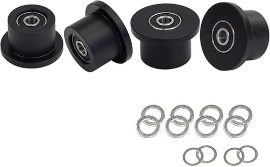 Total Gym 1700 Club Wheels/Rollers Qty for 4 Models 1000 1100, 1400, 1500, 1600, 1700, 1800, 1900, Achiever, Force, Gold, Max, Platinum, Platinum Plus, Pro, Supra, Supreme, Ultima, Ultra, XLI