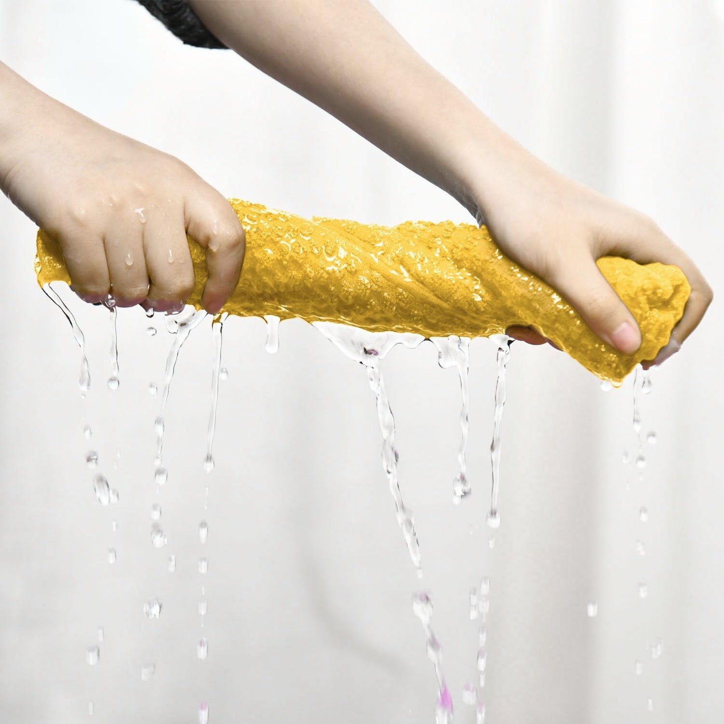 Artoid Mode Ring Spun Cotton Yellow Kitchen Dish Towels, 15x25 Inch Ultra Soft Absorbent Quick Drying Household Cleaning Tea Towels Bar Towels Set of 4