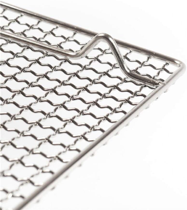 304 Stainless Steel Cooling Rack Versatile Baking Rack Heat Resistant Rust Proof Sturdy Grate 19.7"*11.8"
