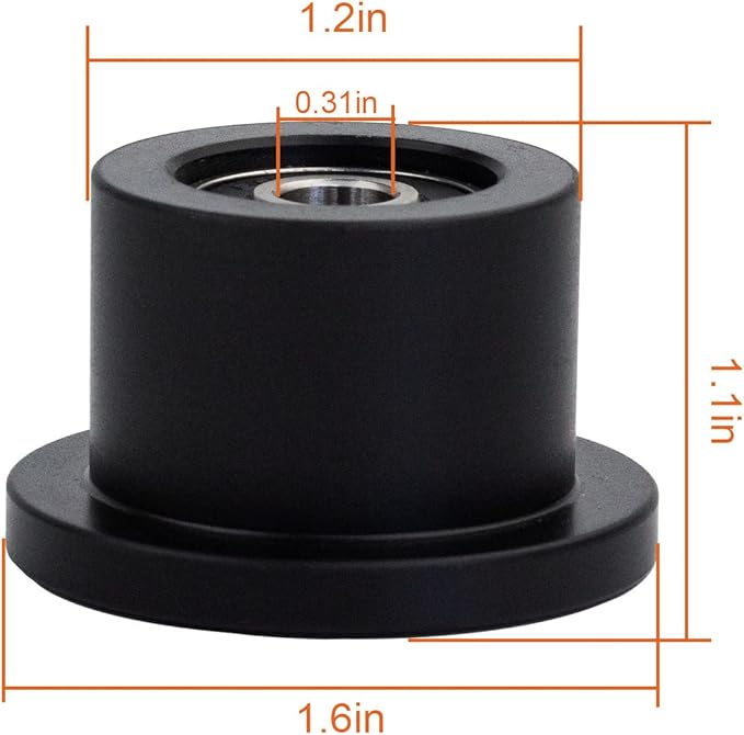 Total Gym 1700 Club Wheels/Rollers Qty for 4 Models 1000 1100, 1400, 1500, 1600, 1700, 1800, 1900, Achiever, Force, Gold, Max, Platinum, Platinum Plus, Pro, Supra, Supreme, Ultima, Ultra, XLI