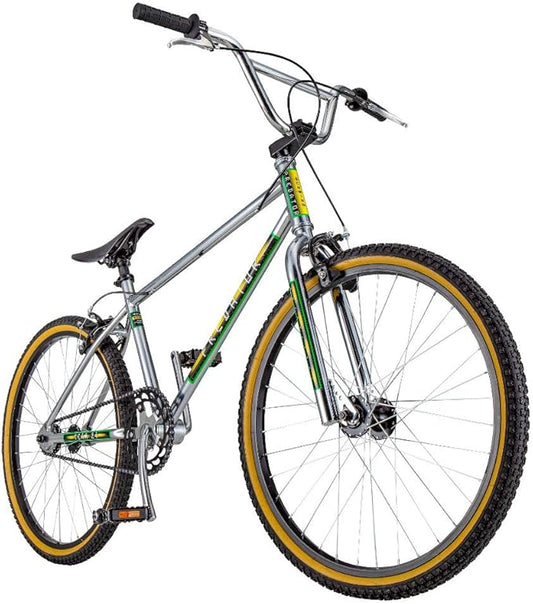 Schwinn Sting Pro and Predator Team BMX Bike for Kids/Youth, Retro Design, Single-Speed, Hi-Ten Steel Frame, 20 or 24-Inch Wheels, Multiple Colors