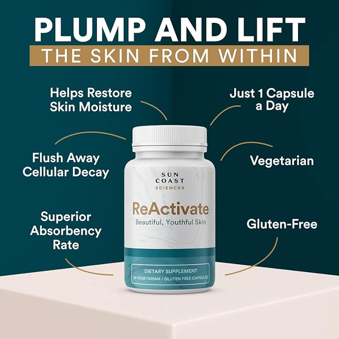 ReActivate Your Skin’s Beauty from Within, with Dr. Rosenberg’s Special Skin Health Formula - 30 Count (Pack of 3)
