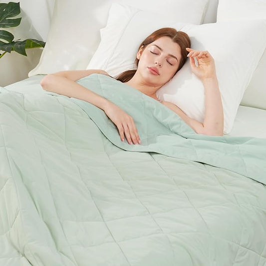 Cozy Bliss Cooling Blanket for Hot Sleepers, Q-Max 0.4 Cooling Comfort King Size, Cold Blankets for Night Sweats Sleeping, Ultra-Cool Lightweight Breathable Summer Blanket for Bed