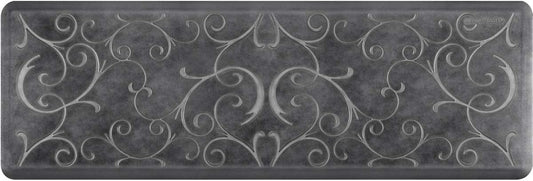 WellnessMats Bella Collection Anti-Fatigue Floor Mat, Polyurethane – Ergonomic Support Pad for Home, Kitchen, Garage, Office Standing Desk – Water Resistant - Made in USA