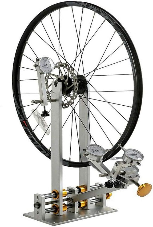 Wheel Truing Stand, Professional Bike Truing Stand for Maintenance with 3 Gauges, Bicycle Repair Tools, Accepts Wheels 13"-38"