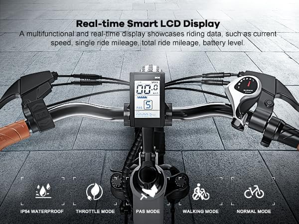 1000 Peak Electric Bike for Adults,up 80 Miles Removable Battery Ebike, 26" Electric E Bike with 7-Speed,Adult Electric Bicycles for Commute Beach Snow Womens All Terrain