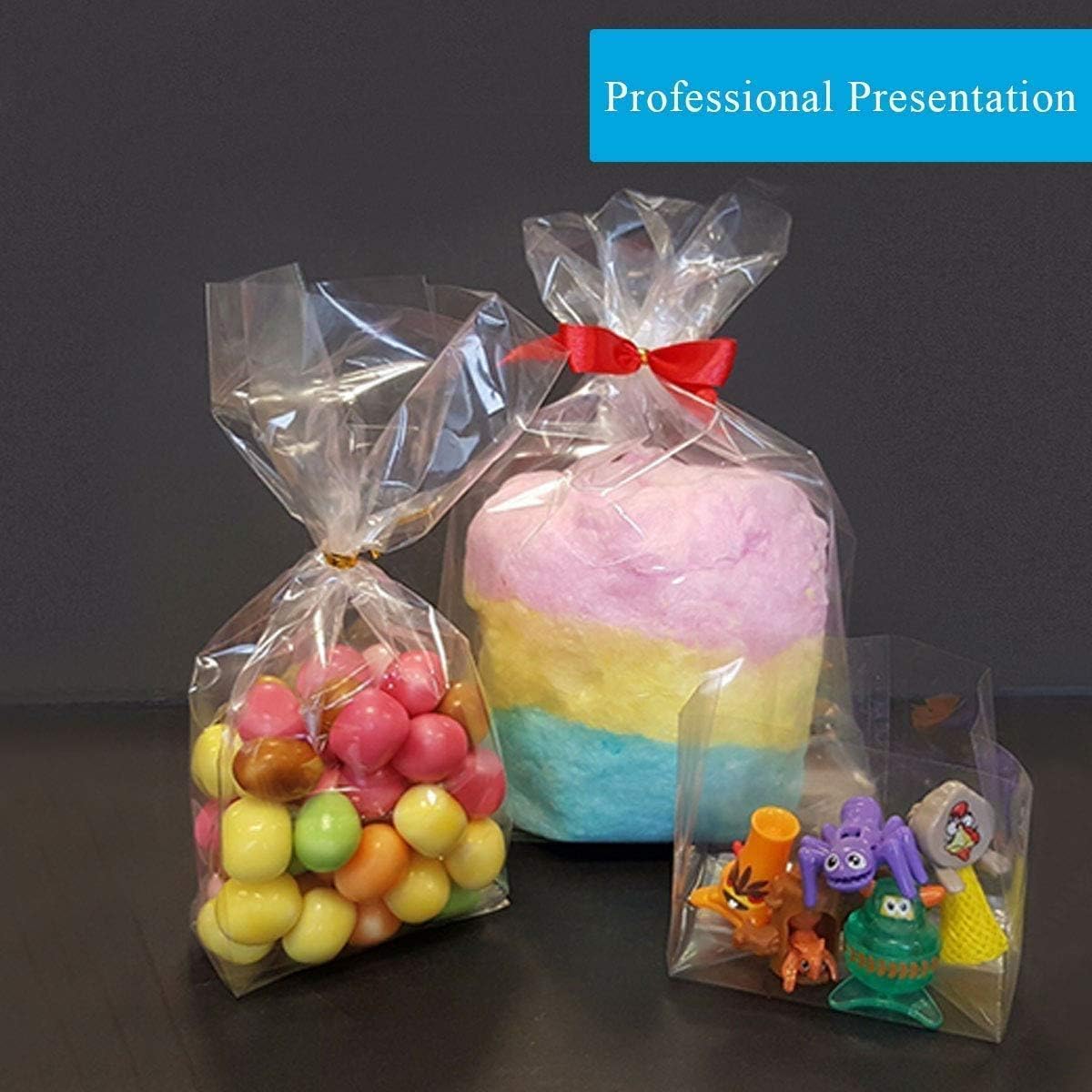 JOYIT 50' Long X 35” Wide Clear Cellophane Wrap Roll - 3 Mil Thicker Cellophane Roll, Clear Bags for Gifts Baskets Wrap, Flower Arts Crafts Food Treats Wrapping