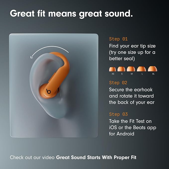 Beats Powerbeats Pro 2 Wireless Bluetooth Earbuds - Noise Cancelling, Heart Rate Monitor, IPX4, Up to 45H Battery & Charging Case, Works with Apple & Android - Jet Black