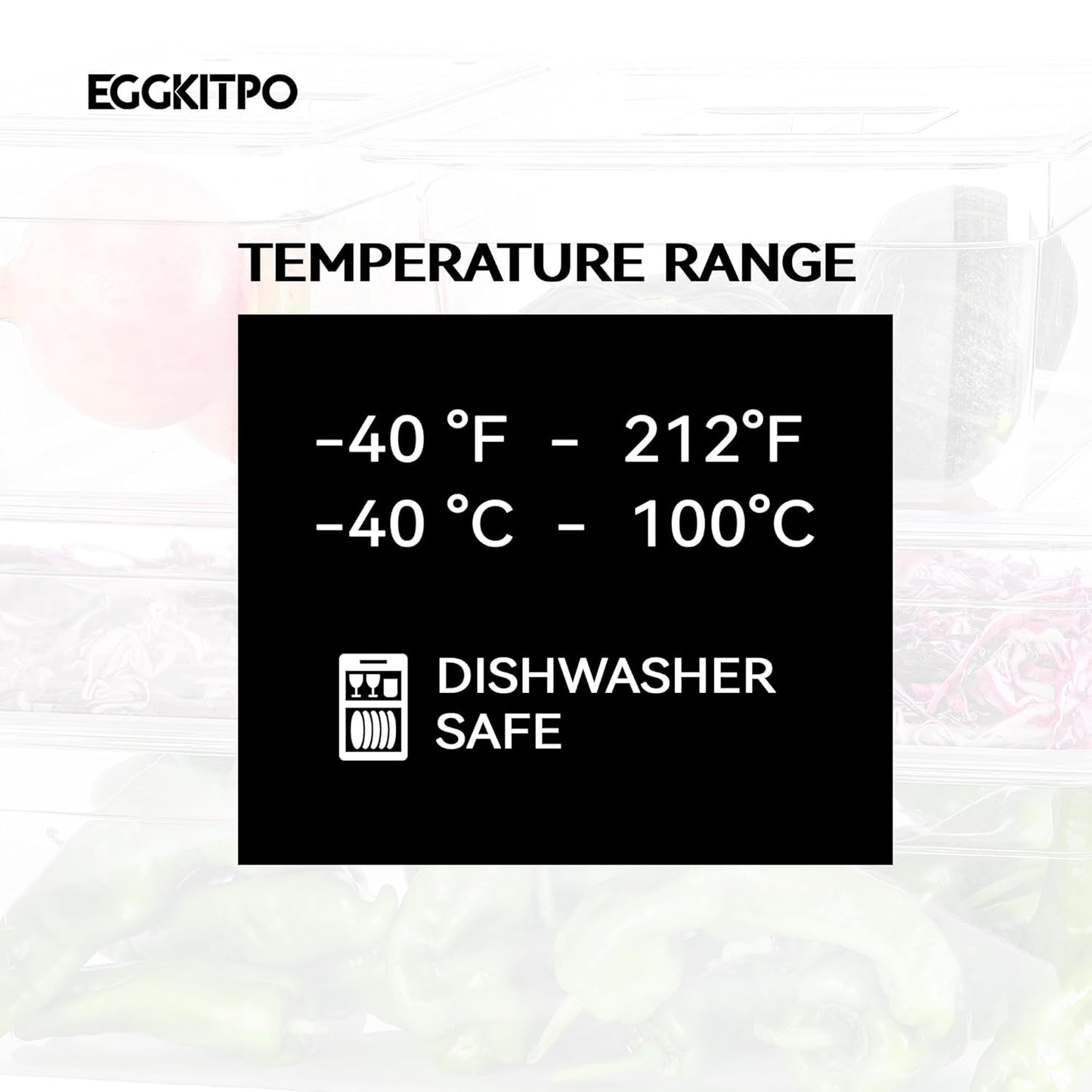 Polycarbonate Full Size Food Pans 6 Pack BPA Free 2.5 Inch Deep Pan Freezer Safe Stackable Clear Food Storage Containers for Kitchen Party Supplies and Prep Table