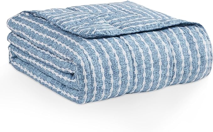 L'AGRATY Weighted Blanket - 60"x80" 17lbs Cooling Breathable Heavy Blanket Microfiber Material with Glass Beads for Adult All-Season Summer Fall Winter Soft Thick Comfort