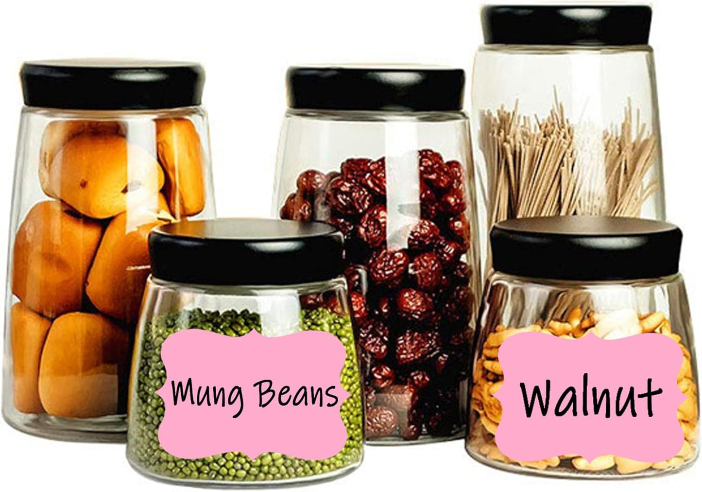 2 x3 Pink Label Stickers, Self-Adhesive Gift Tag Stickers, Write on Blank Labels for Essential Oil Bottles, Gifts, Name Tags, Fancy Shapes 200PCS