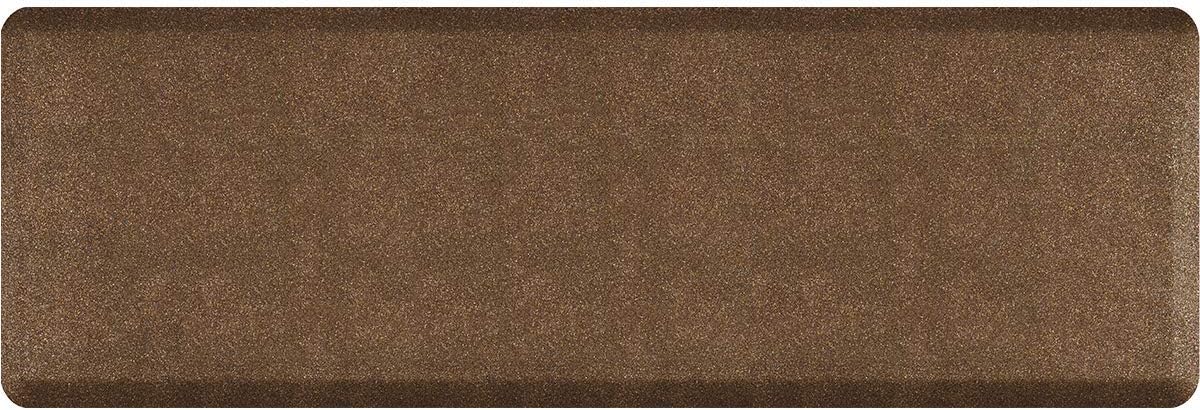 WellnessMats Anti-Fatigue Granite Motif Kitchen Mat,72 Inch by 24 Inch, Copper