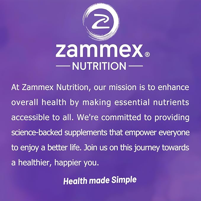 Zammex Multi Collagen Protein Powder, 5 Types of Hydrolyzed Collagen Peptides, Premium Grass-Fed Beef, Chicken, Wild Fish, Eggshell, Keto & Paleo Friendly, 60 Servings, Unflavored