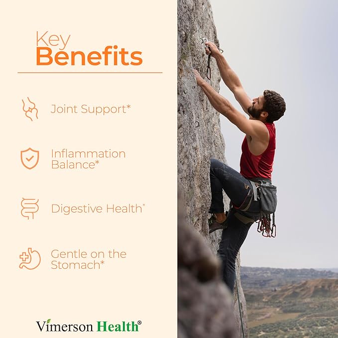 Turmeric Supplement with 65% Boswellia Extract Capsules - Turmeric Curcumin Supplement 95% Curcuminoids - Boswellia Serrata, Black Pepper, Organic Turmeric and Ginger Root Capsules - 60 Tumeric Caps