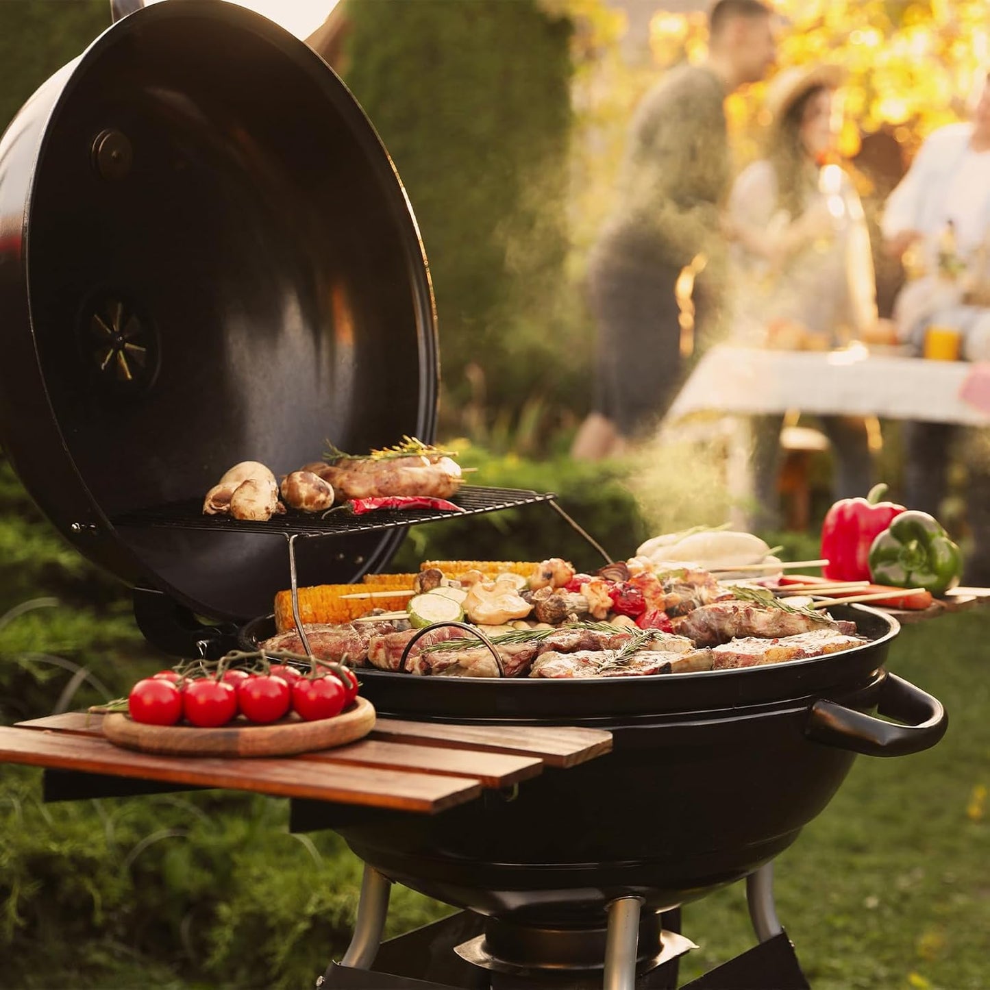 uxcell Round Cooking Rack with Legs, Dia 7.1 Inch 304 Stainless Steel Barbecue Grill for Cooking Baking Barbecue Air Fryer Racks, Silver