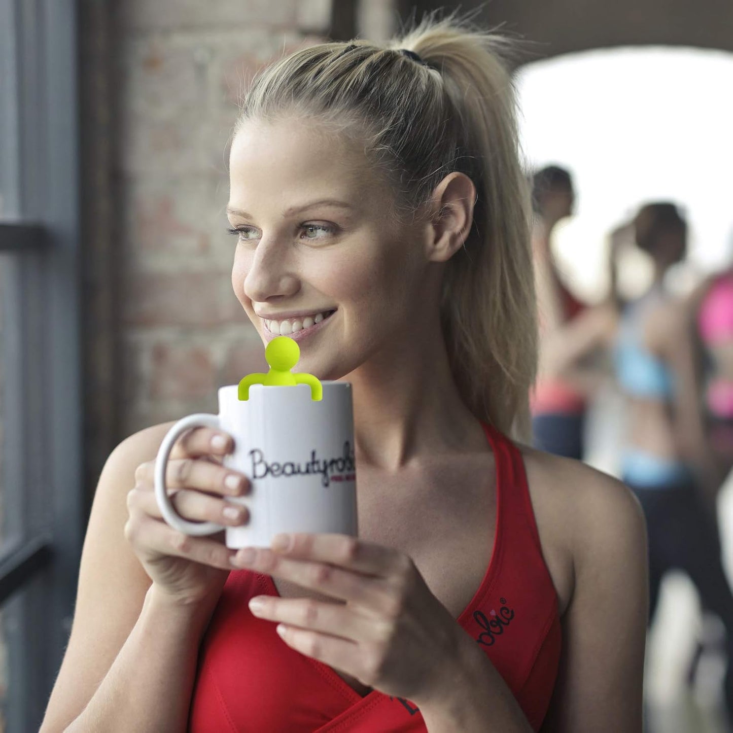 Tea Infuser for Loose Tea Extra Fine Mesh Tea Steeper with Cute Design Tea Strainer Ball with Silicone Handle for Tea Cup Mug, Stainless steel Green