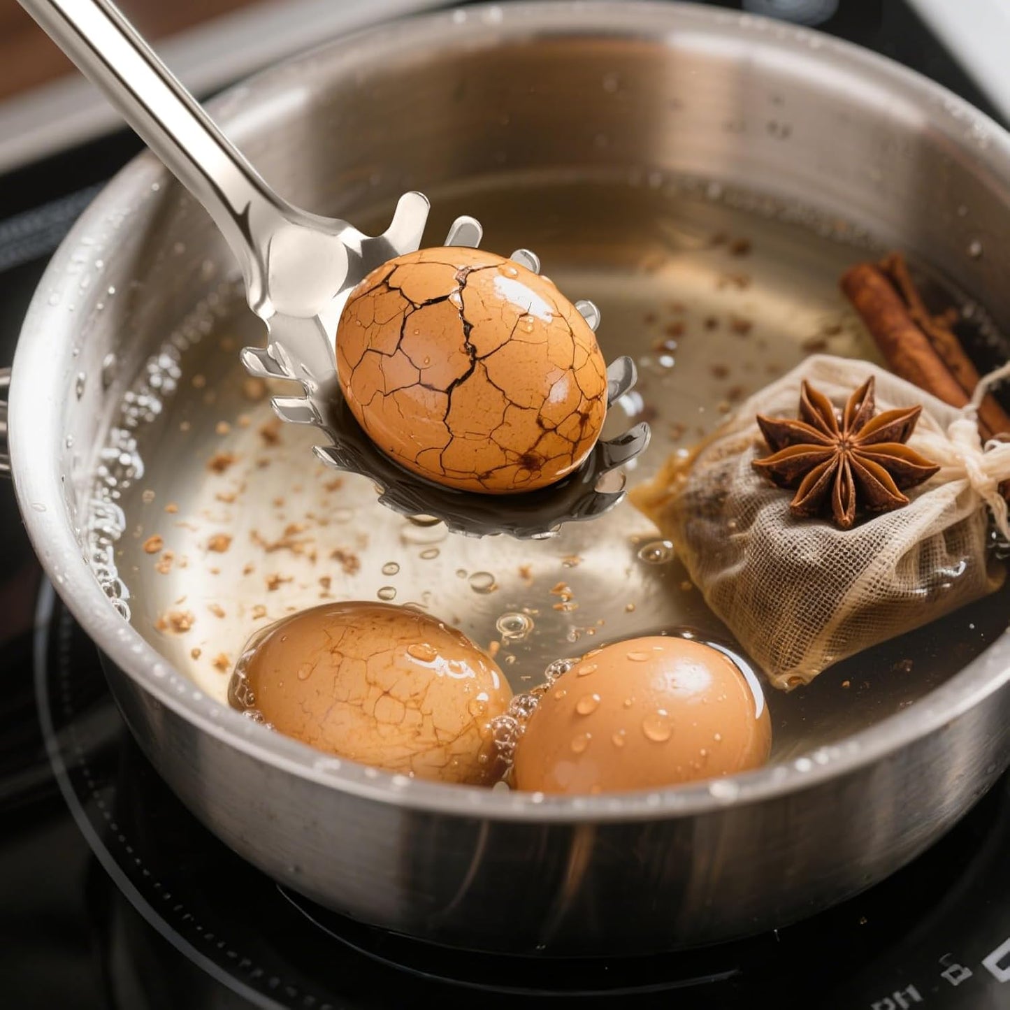Pasta Fork and Ladle Spoon Set, Large Kitchen Utensils for Cooking,Stirring,Serving Spaghetti, Soup, Sauce