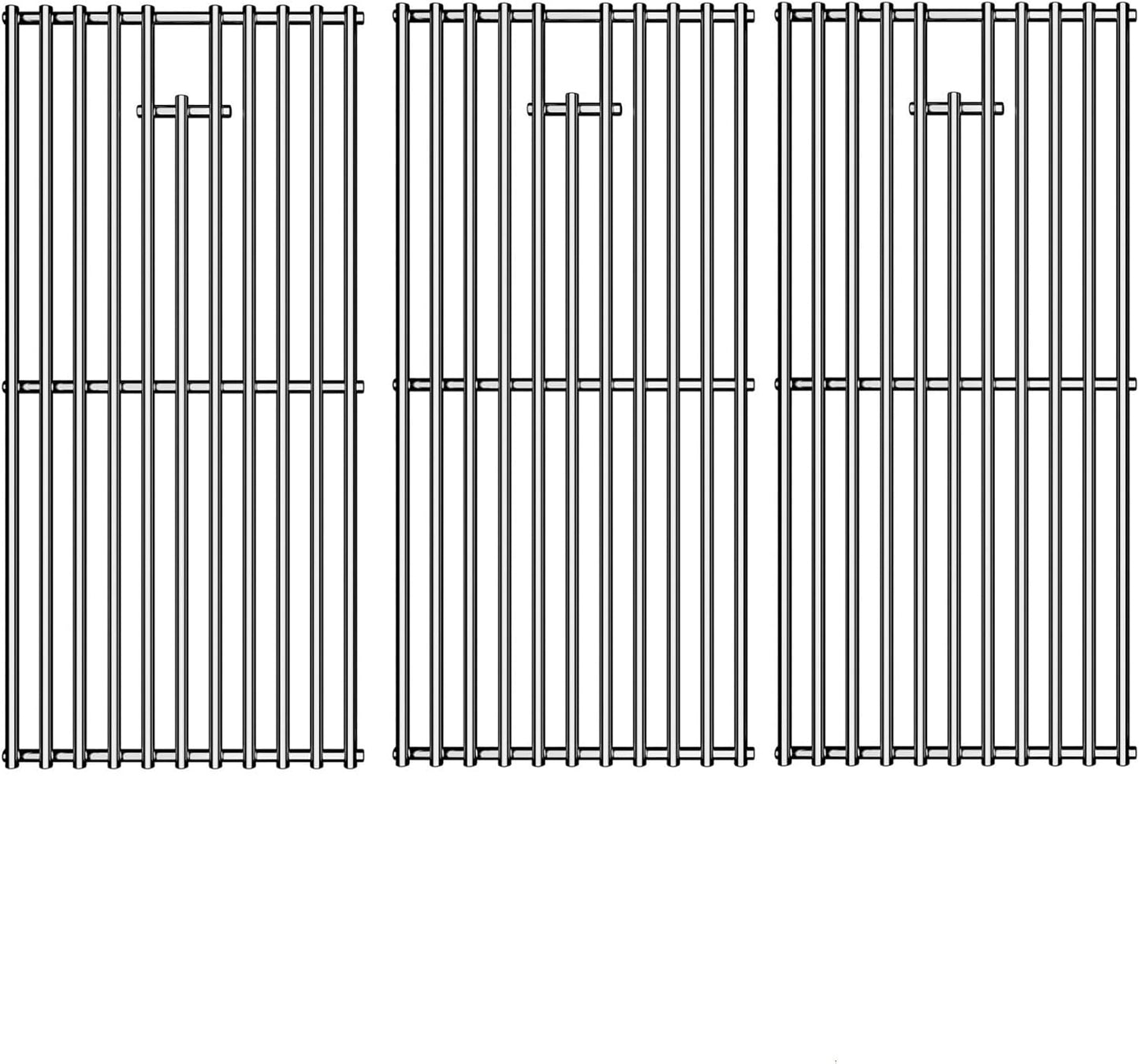 17/17.5 Inch Stainless Steel Cooking Grates for Charbroil Commercial Infrared 463355220 463242516, Cooking Grids for Weber Spirit E/S-310, 320, 330 Replacement Parts