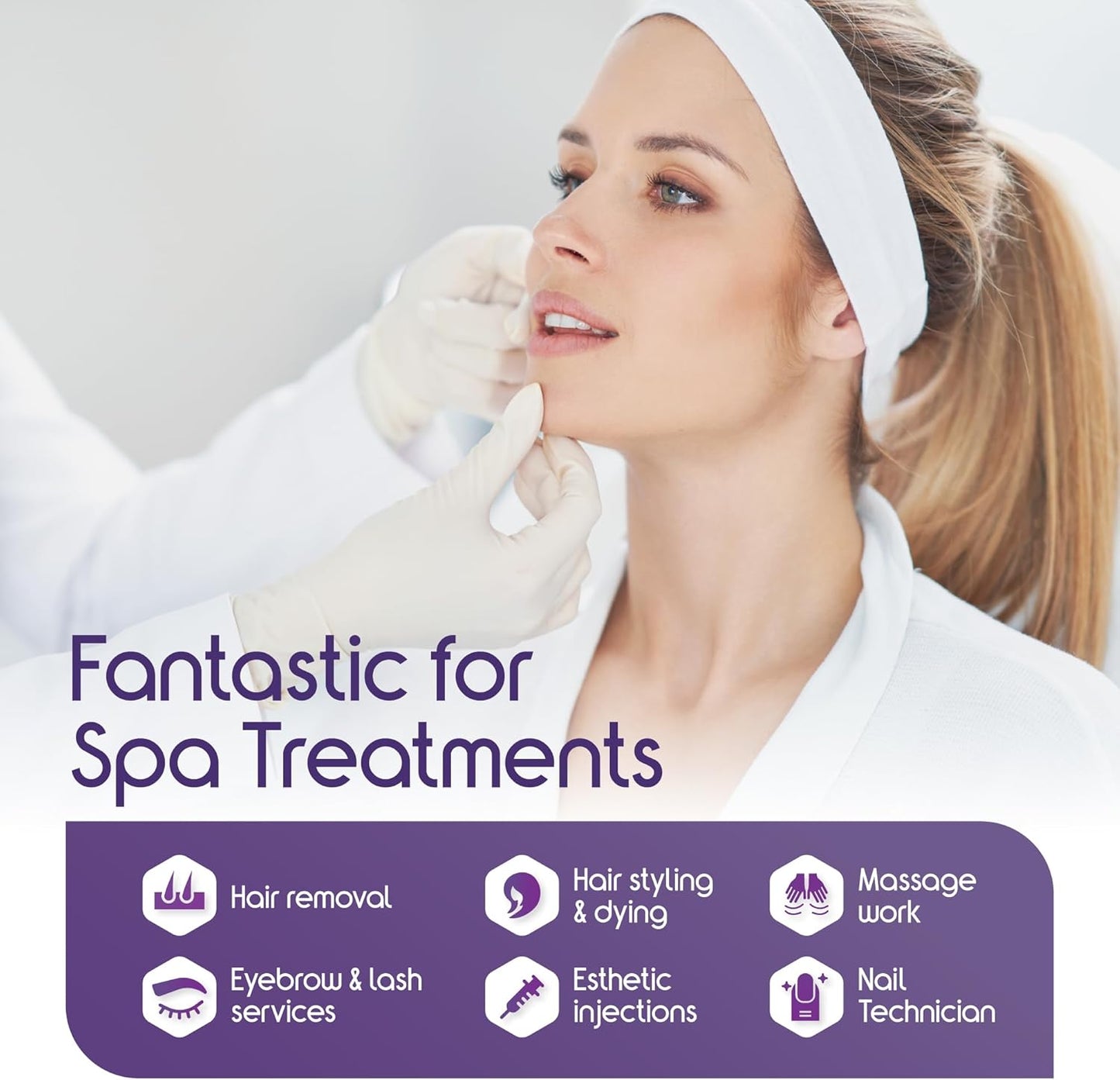 Inspire Medical Exam Gloves | Powder Free Stretch Vinyl Glove | Disposable Latex Free Gloves Food Safe For Cooking And Home Use