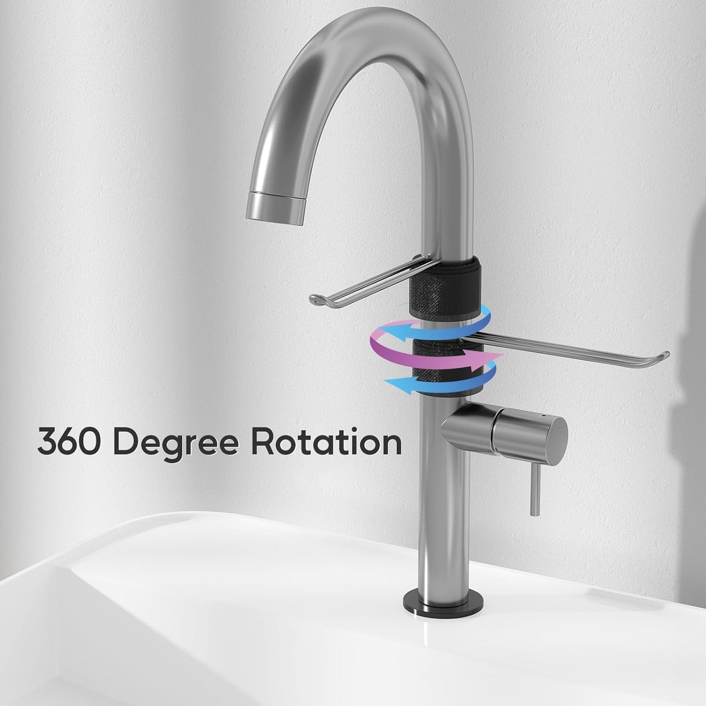 Stylish and Functional Dish Towel Holder - Keep Your Kitchen Rags and Dishcloths Neat and Within Reach with This Sink Dish Cloth Holder and Storage Rack! (1, silvery)