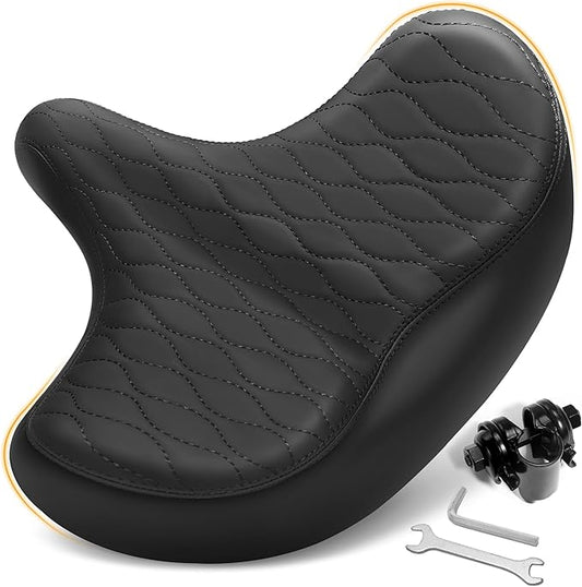 Wide Bicycle Seats for Comfort Men & Women, Oversized & Extra Soft Padded Bike Seat Cushion, Comfortable Large Bike Saddle for Ebike, Mountain Bike, Beach Cruiser, Stationary Exercise Bike