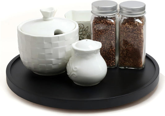 12-inch Lazy Susan Organizers, ACIAZAAZ Lazy Susan Turntable for Cabinet, Kitchen Turntable Storage for Table, Countertop, Pantry