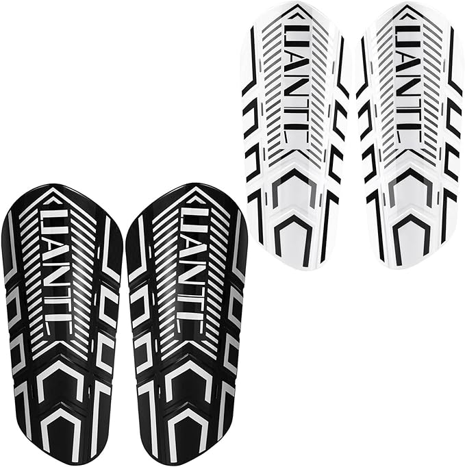 Shin Guards - Soccer Shin Guards with Cushion Protection for Kids/Adults