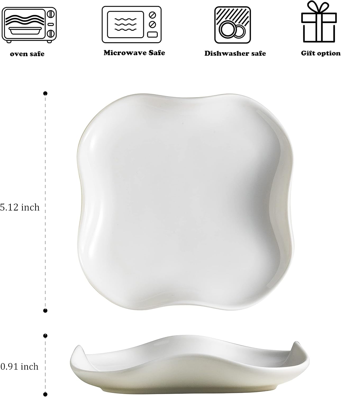 Spoon Rest, Spoon Holder for Stove Top, Farmhouse kitchen Decor Spoon Rack Cooking Holder for Multiple Utensils, White, Ruffled Edge