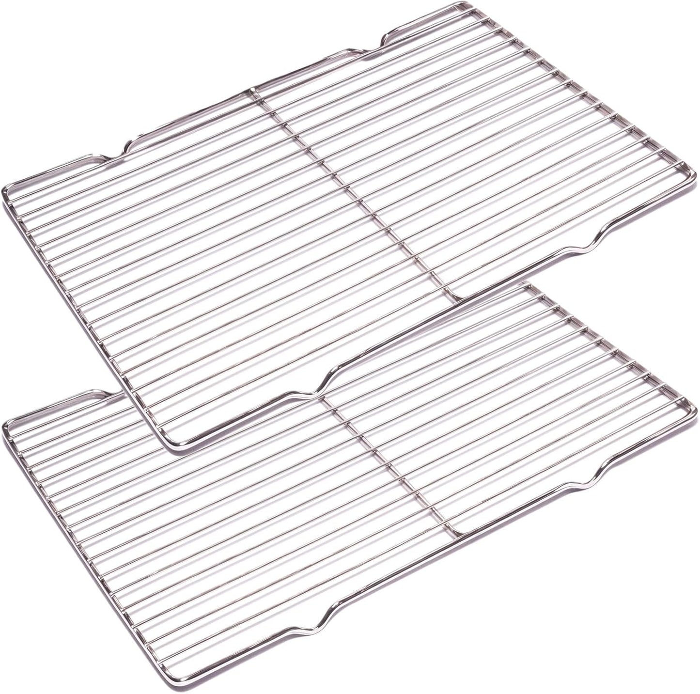 2Pcs Stainless Steel Cooling Racks, Cooling Racks for Cooking and Baking, Cookie Cooling Rack, Oven Cooling Racks for Cooking