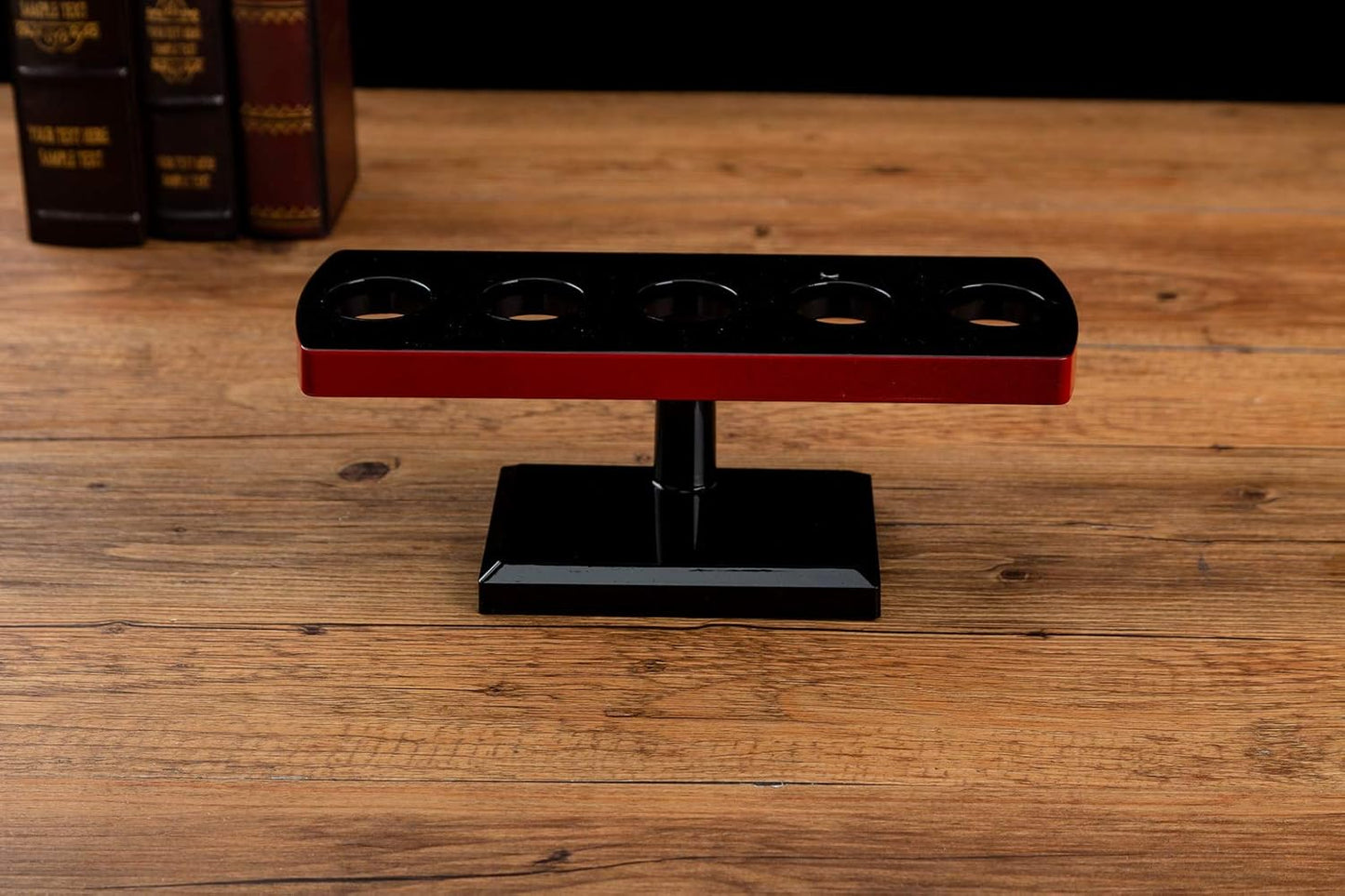 Japanese Style Temaki Sushi Roll Holder with Five Compartments Holes, Kitchen Dining Decor Display Stand, Restaurant Supply Serveware (9.4" x 3.25" x 3.6")