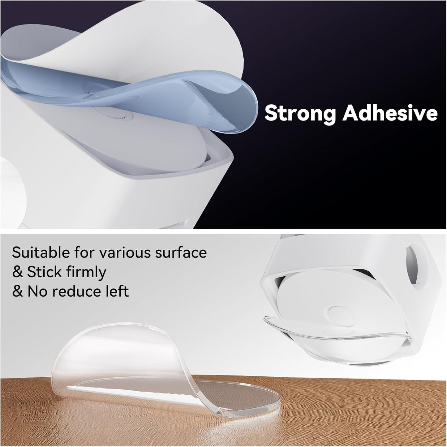 8 Pack Cord Organizer Holder, Rotatable Cable Clips, Spring Cord Holder for Nightstand Adhesive Cable Organizer, Cable Management Clips Charging Cord Organizer for Desk Office Car Wall