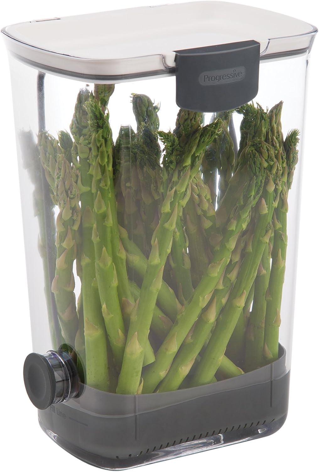 ProKeeper Herb Keeper – 1-Piece, White, with Removable Silicone Drain Plug, BPA-Free Plastic