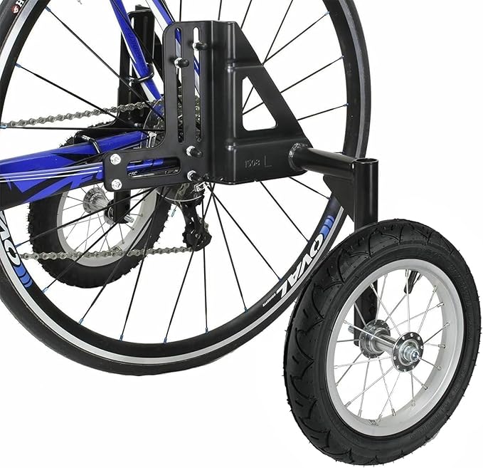 CyclingDeal Adjustable Adult Bicycle Bike Stabilizers Training Wheels Fits 24" to 29" - Quality Heavy Duty-Max Weight up to 120kg/265 lbs.