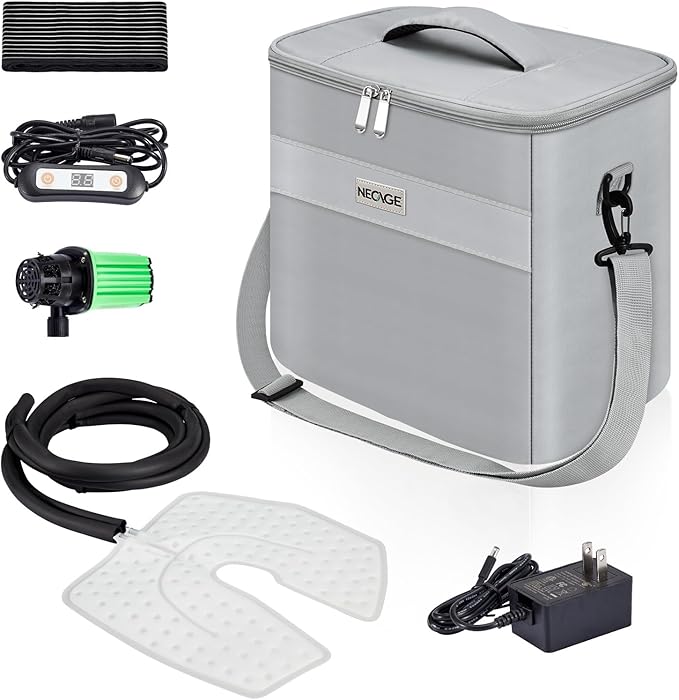 Cold Therapy Machine with Programmable Timer: Portable Ice Therapy for Knee After Surgery - Knee Replacement Recovery System for Pain Relief - Cryotherapy Machine for Shoulder, Hip and Ankle