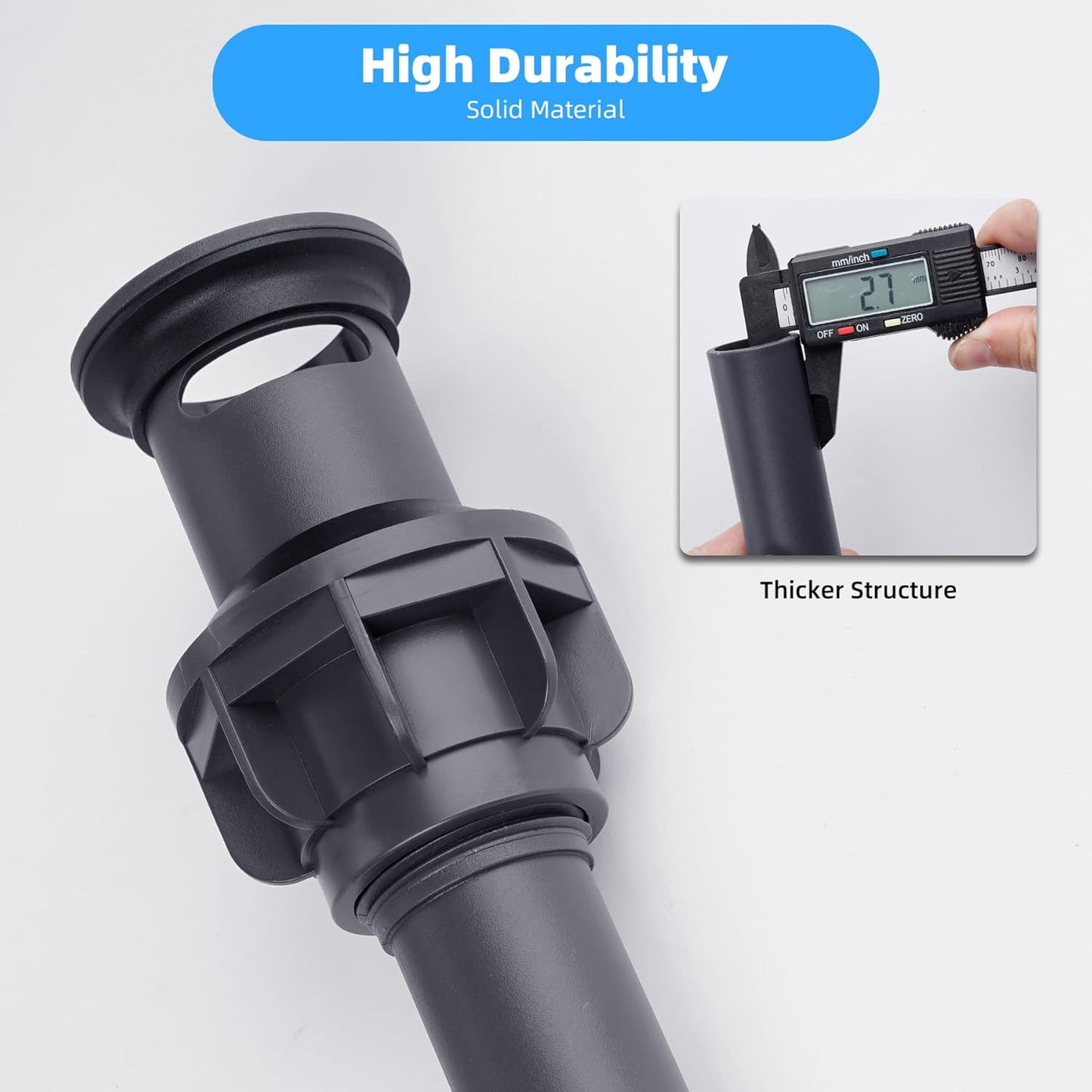 Hibbent 2 Pack Universal Bathroom Sink Drain Stopper, Pop Up Drain Strainer with Overflow, Push and Seal Sink Plug with Basket for Lavatory Vanity Vessel, Anti-Clogging Strainer, Oil Rubbed Bronze