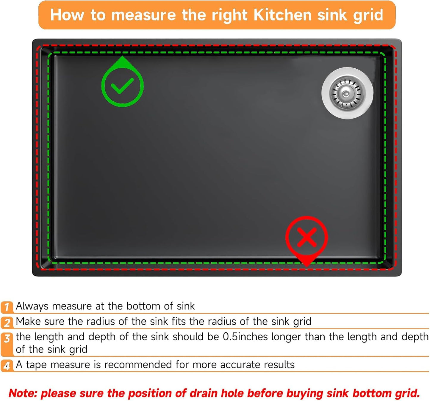 29.12''x14.7'' 6489 Sink Rack K-6639-ST Whitehaven Bottom Basin Racks For Kohler K-6488 Bottom Basin Racks Includes Right&Left with Stainless Steel 6488 Farmhouse Sink Protectors compatible