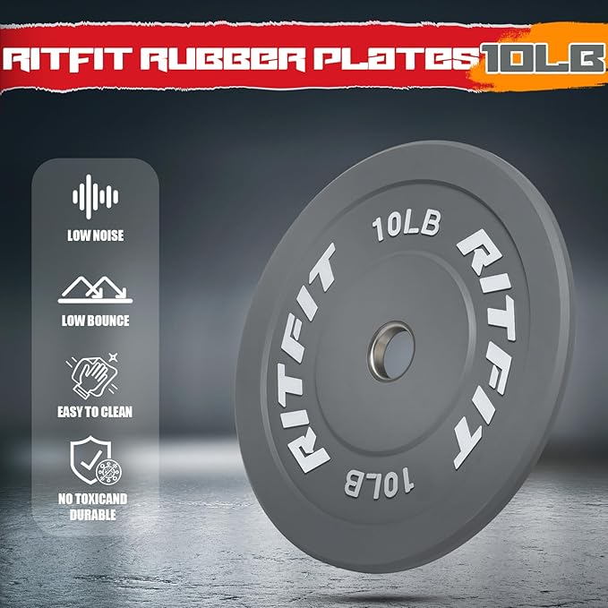 RitFit Adjustable Leg Press and Hack Squat Machine with Weight Plate Set, Professional Home Gym Equipment with Linear Bearings, Specialized for Complete Lower Body Workouts and Weight Storage Posts